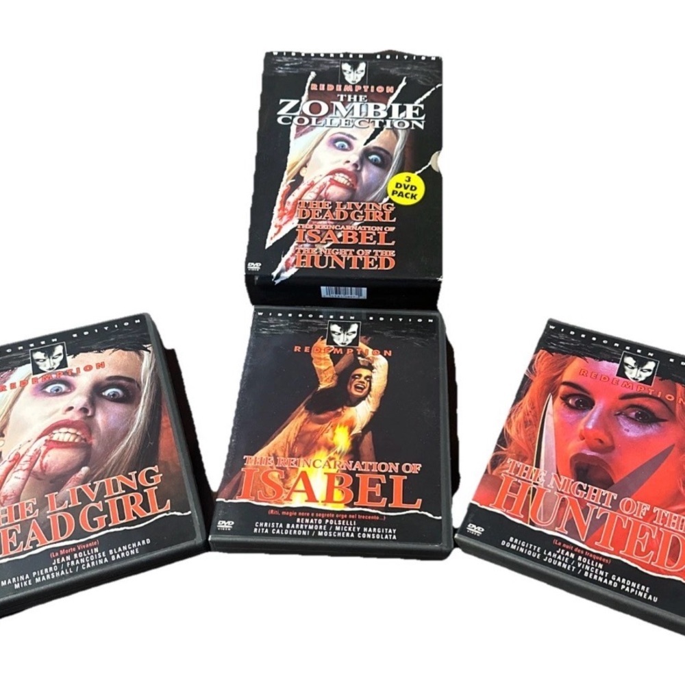Redemption Zombie Collection 3-DVD Horror Box Set Living Dead Girl - ISABEL
